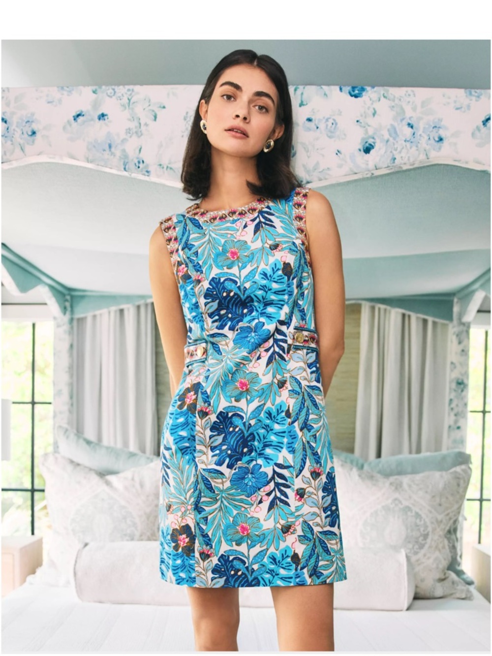 Lilly Pulitzer Juno Stretch Shift Dress, size 8